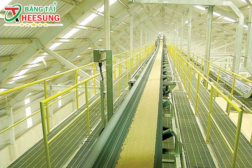 băng tải cáp thép Heesung