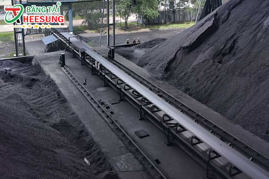 băng tải Heesung tại nhà máy nhiệt điện