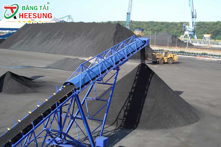 băng tải cáp thép ngành than