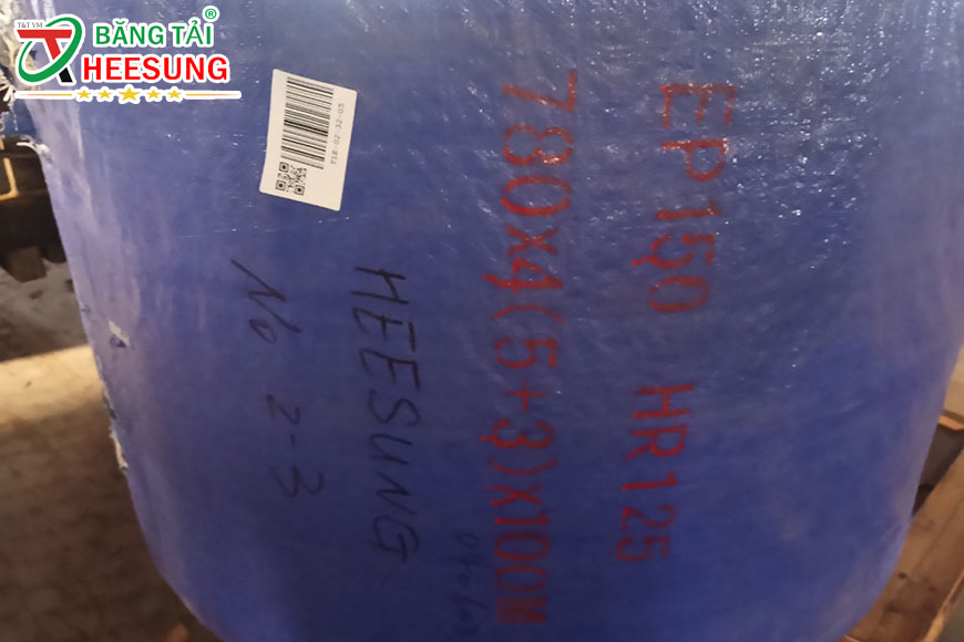 kích thước băng tải cao su