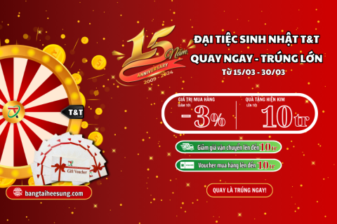 Vòng Quay May Mắn – 15 Năm Vững Bước Cùng T&T