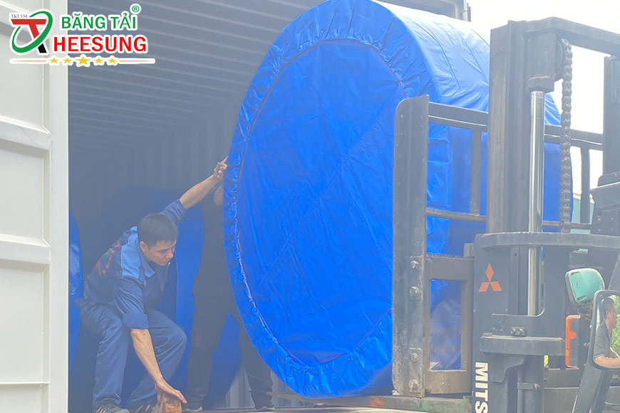 băng tải cao su trơn Heesung