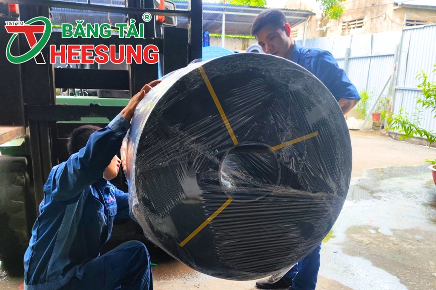 băng tải cao su trơn Heesung