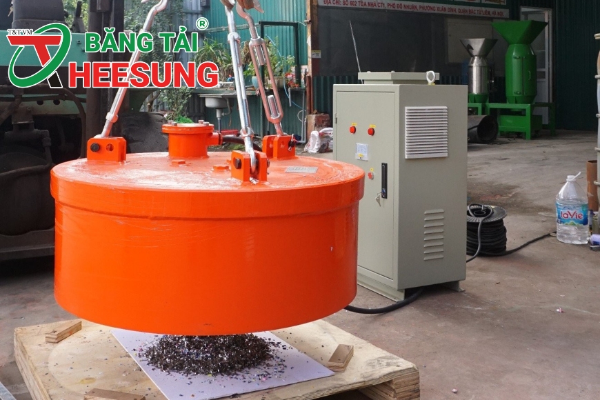 nam châm điện trong ngành rác