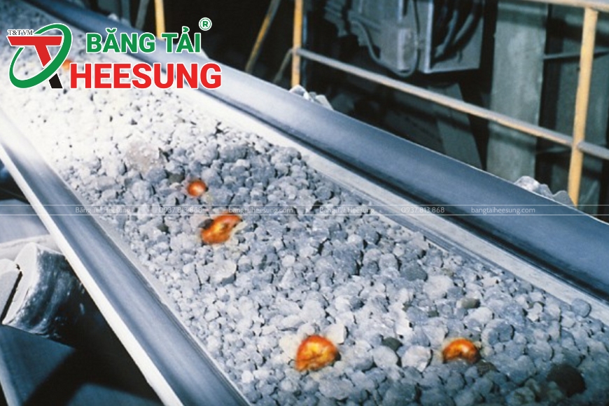 băng tải cao su chịu nhiệt