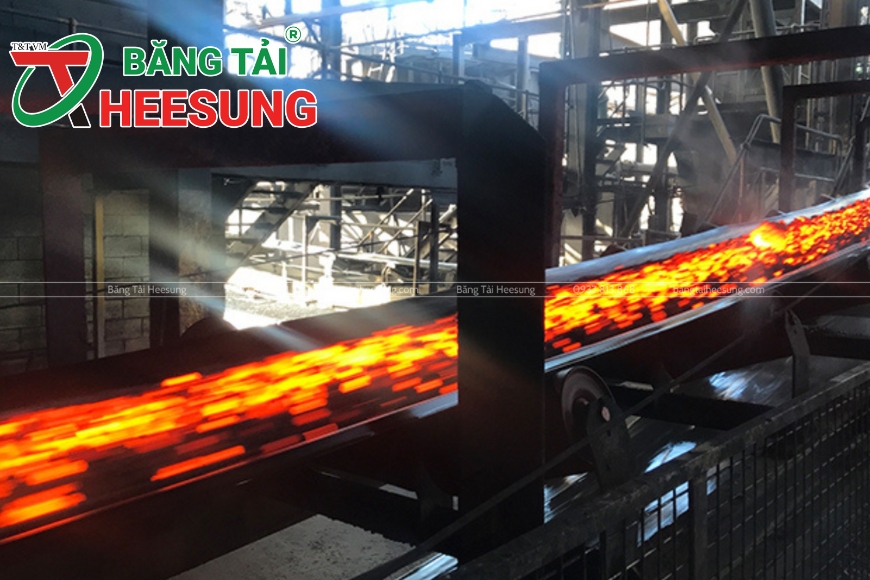 băng tải cao su kháng cháy