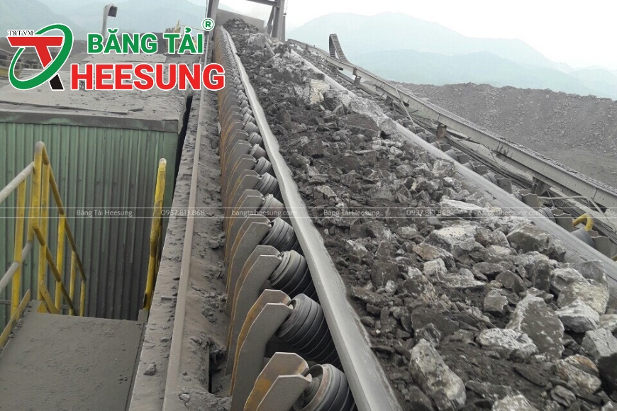 băng tải Heesung cáp thép