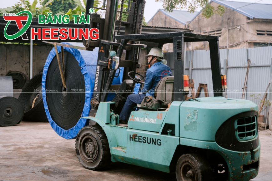 băng tải Heesung chịu dầu