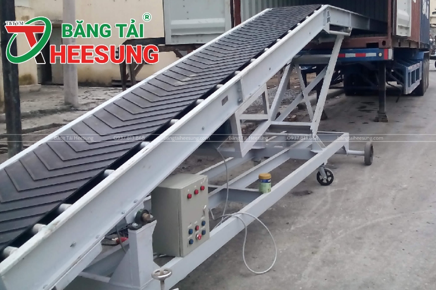 băng tải cao su gân V Heesung