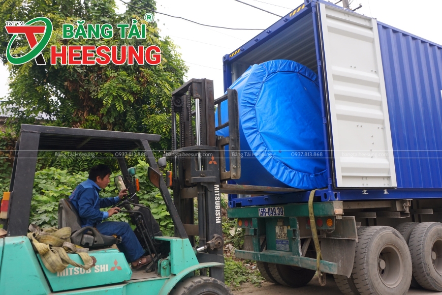 nhập khẩu băng tải Heesung