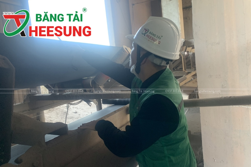 bảo hành băng tải Heesung