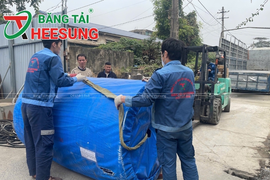 bán băng tải cao su Heesung