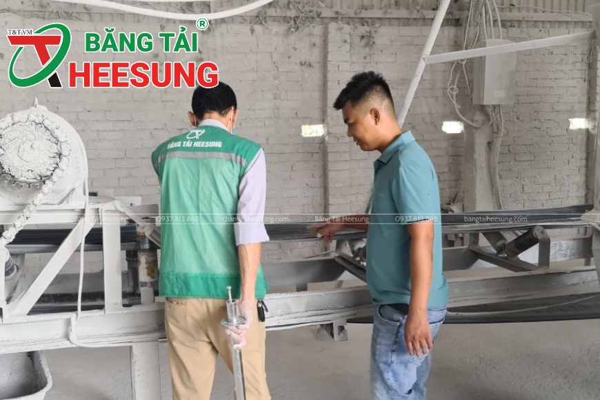 bảo hành băng tải Heesung