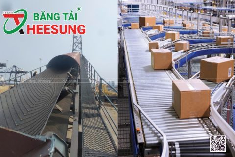 Băng tải và băng chuyền – So sánh, phân biệt và lựa chọn phù hợp