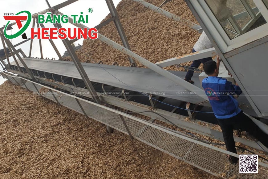 băng tải cao su trơn Heesung