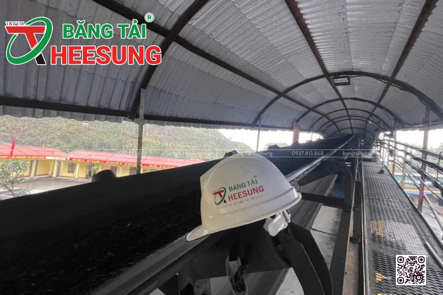 sử dụng băng tải Heesung