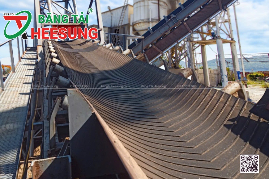 băng tải Heesung gân V chất lượng cao