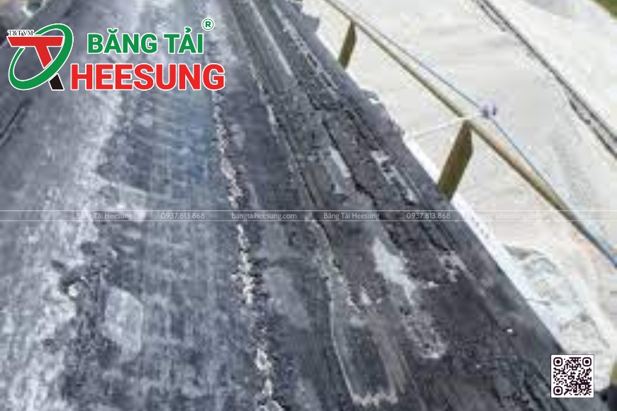 bề mặt băng tải kém chất lượng