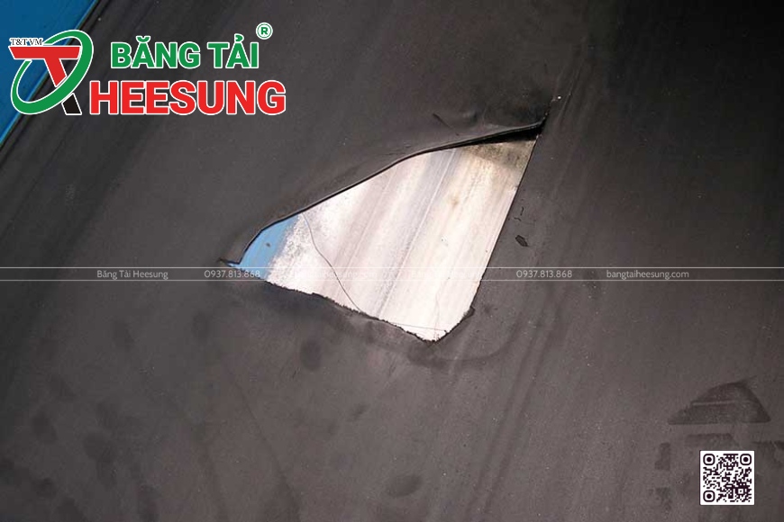 hậu quả khi dùng băng tải kém chất lượng