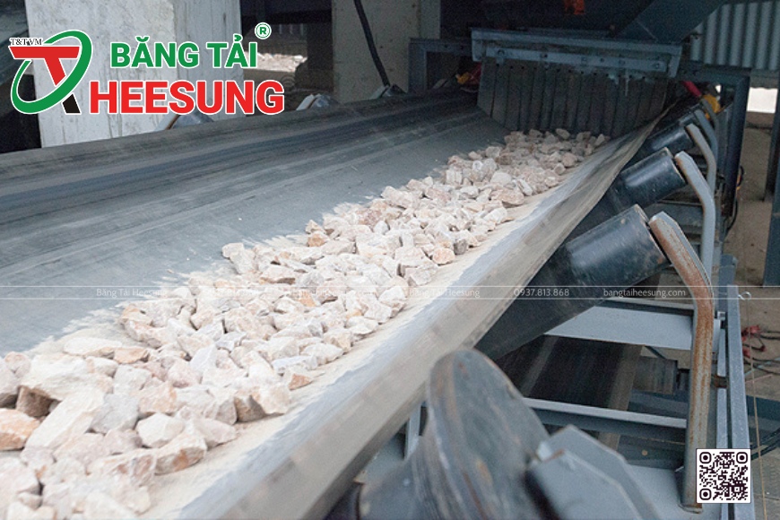 băng tải cao su bố vải EP Heesung