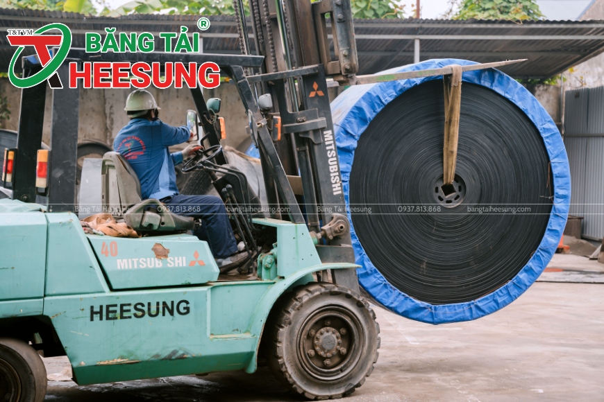 đơn giá băng tải cao su
