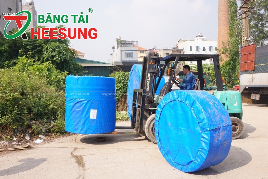 báo giá băng tải cao su Heesung