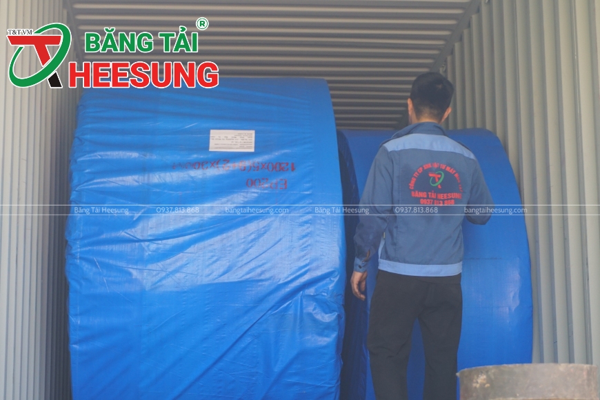 các loại băng tải cao su phổ biến