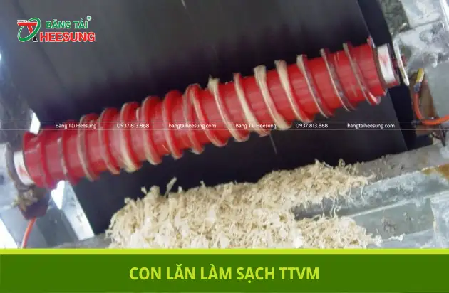 CON LĂN LÀM SẠCH BĂNG TẢI TTVM