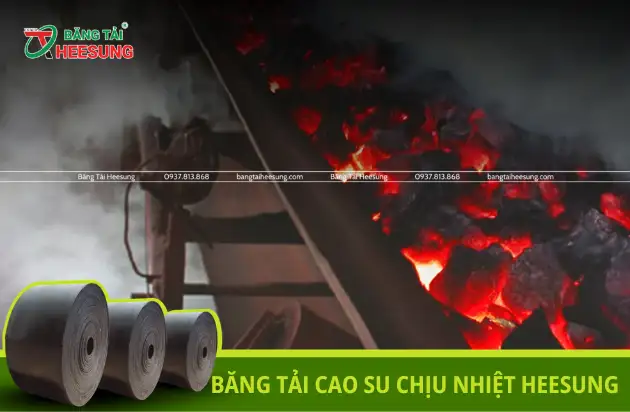 BĂNG TẢI CAO SU CHỊU NHIỆT HEESUNG