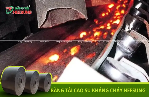 BĂNG TẢI CAO SU KHÁNG CHÁY HEESUNG