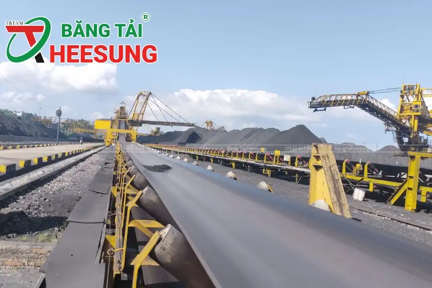 băng tải cao su trơn Heesung