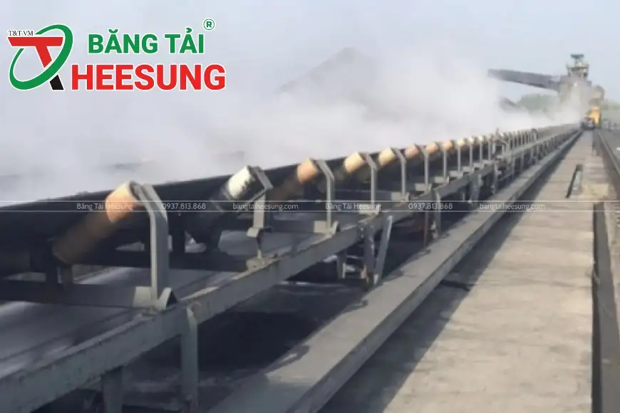 băng tải lõi thép tiết kiệm điện năng