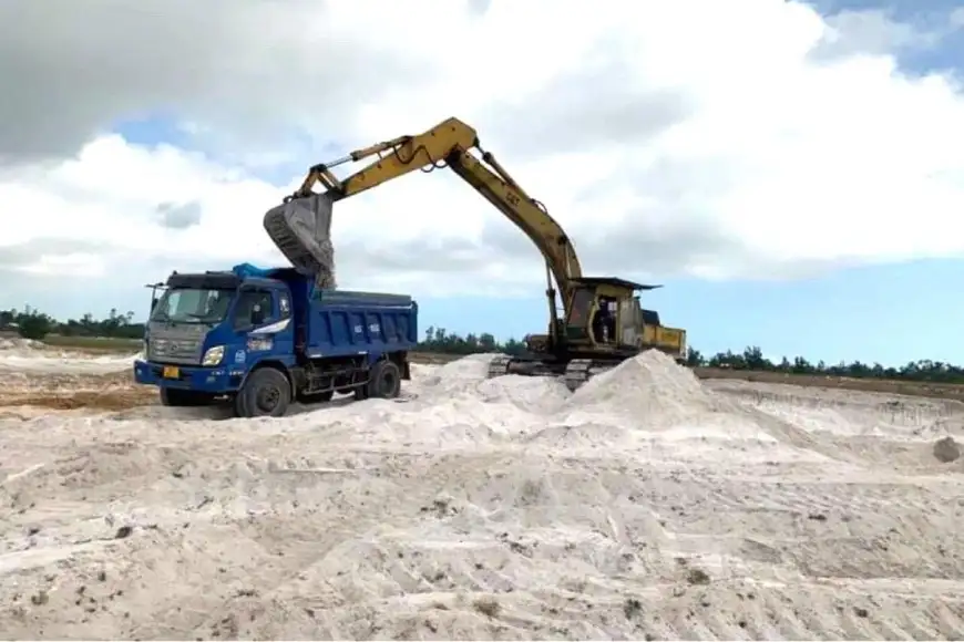 khai thác cát silica