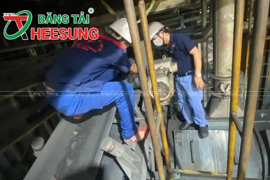 kiểm tra băng tải định kỳ