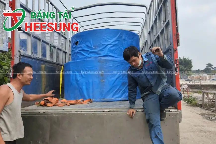 bán băng tải Heesung