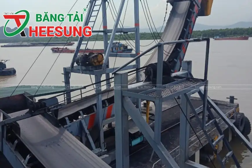 băng tải Heesung ngành khai khoáng