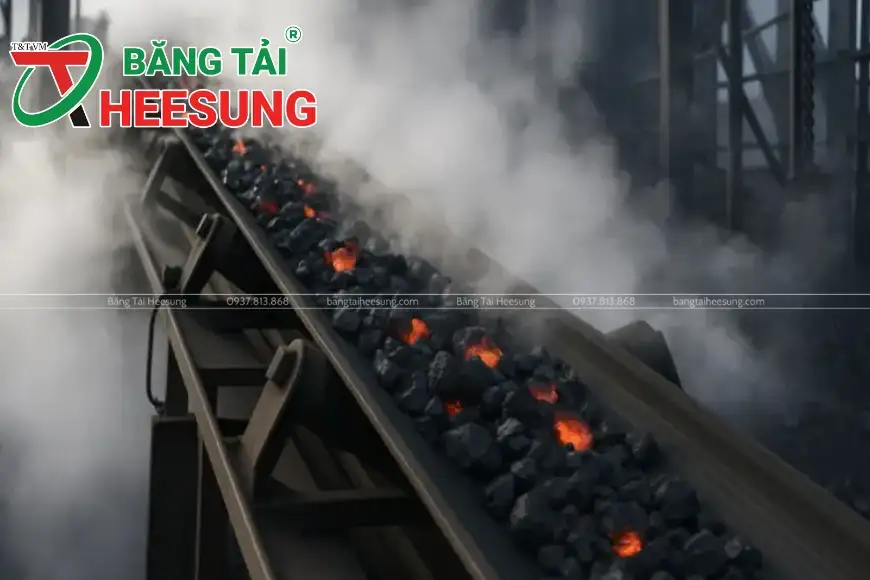 băng tải cao su chịu nhiệt Heesung