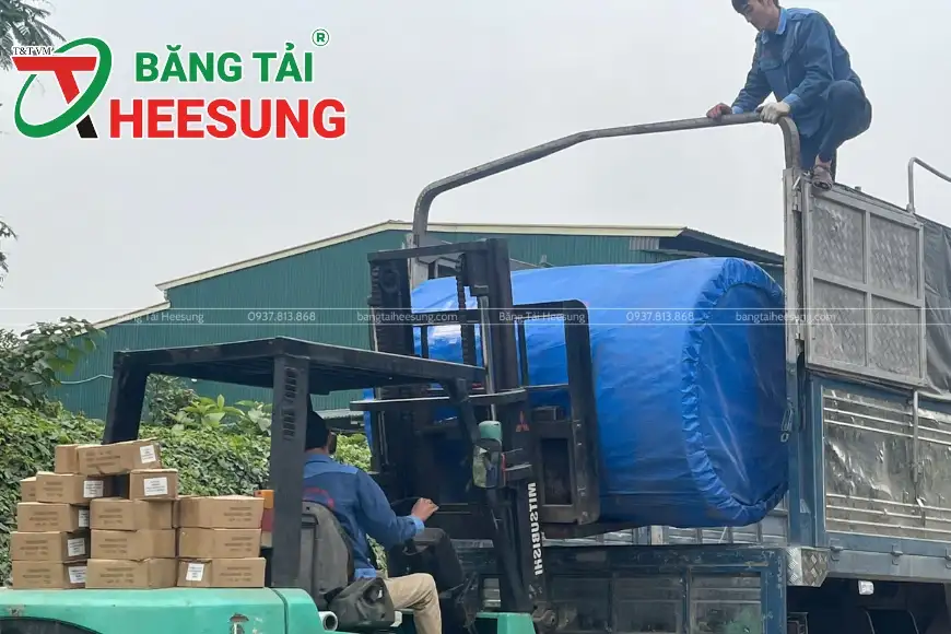 băng tải vận chuyển khoáng sản