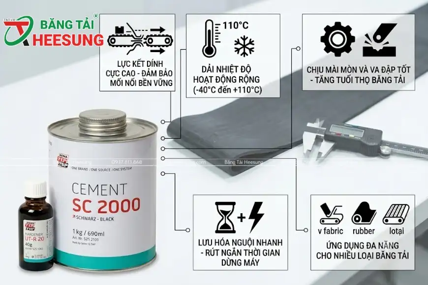 đặc điểm của keo dán SC2000