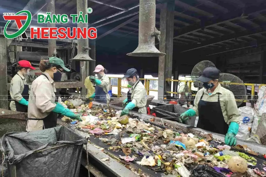 nước rỉ rác ảnh hưởng đến băng tải