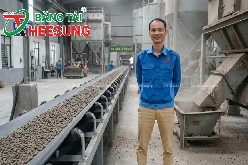 Review băng tải cao su bố vải