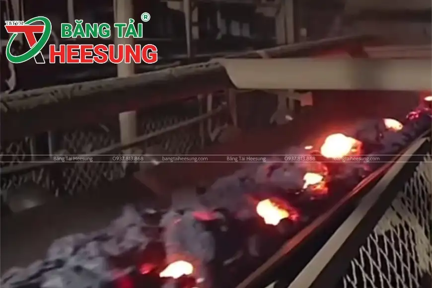 băng tải Heesung kháng cháy