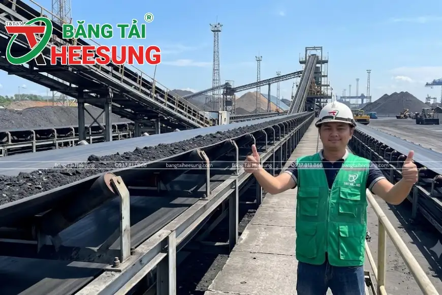 băng tải Heesung trong công nghiệp