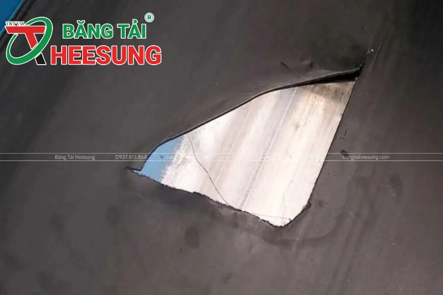 băng tải bị hỏng