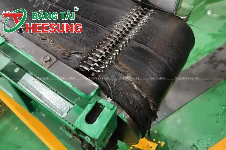 băng tải dễ bị hỏng