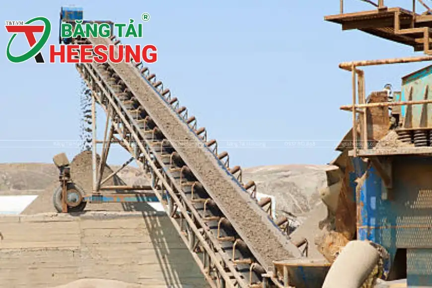 băng tải nâng hạ Heesung