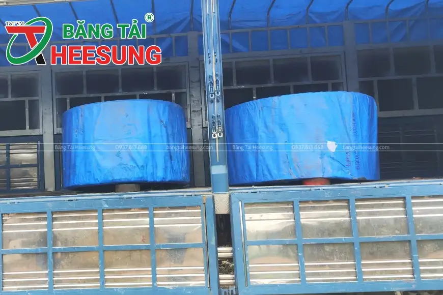 băng tải trong vận chuyển cà phê