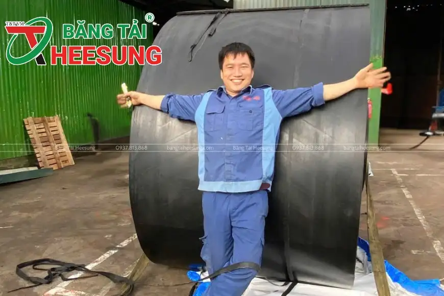 cung cấp băng tải cao su Heesung
