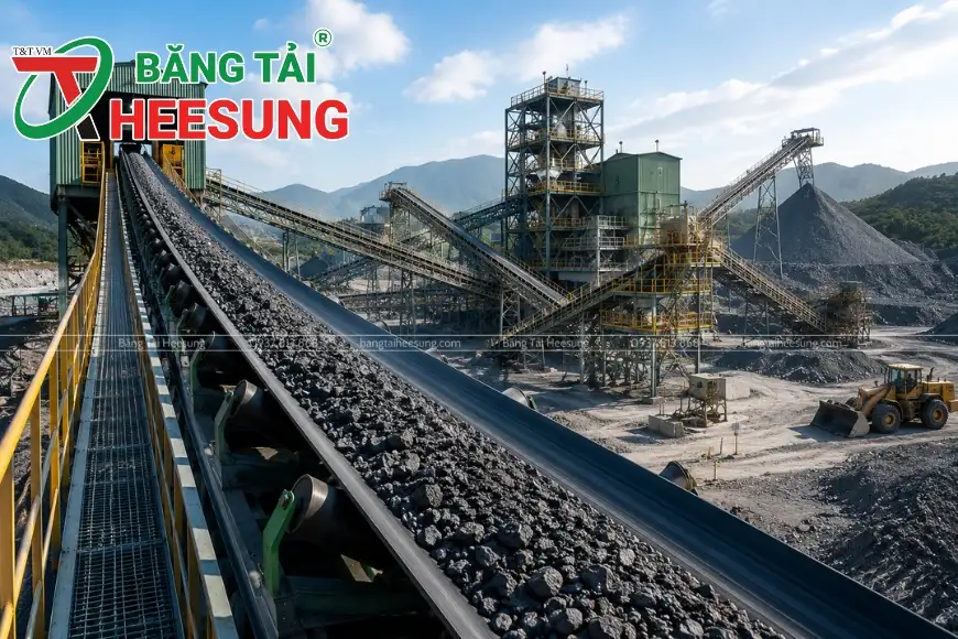 dây chuyền băng tải Heesung