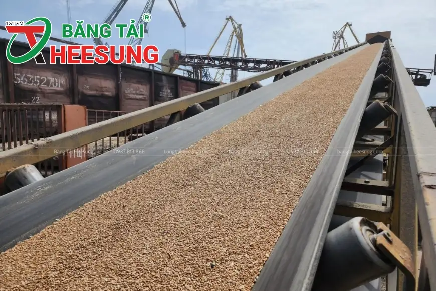 giá băng tải cao su EP